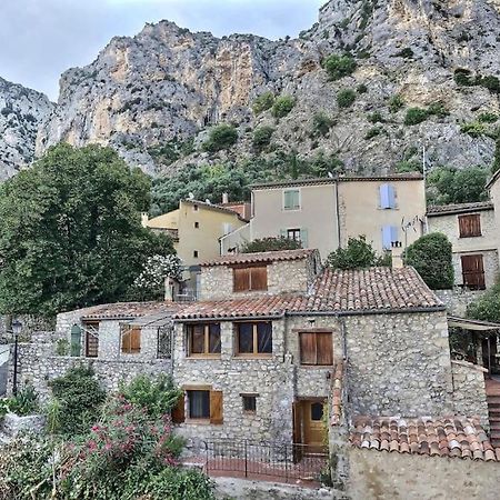 Studio Vue Sur La Roche, Au Calme Moustiers #1 Leilighet Eksteriør bilde